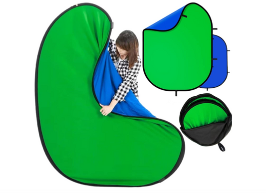 SHOPEE 100 x150 cm Blue Screen Green Screen