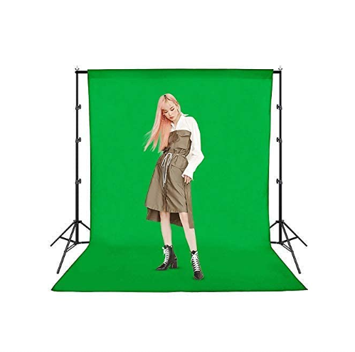 Colorsoft™ Green Screen with Background Stand, 8x10 Ft. Wide Green Backdrop with 9x9 Ft.